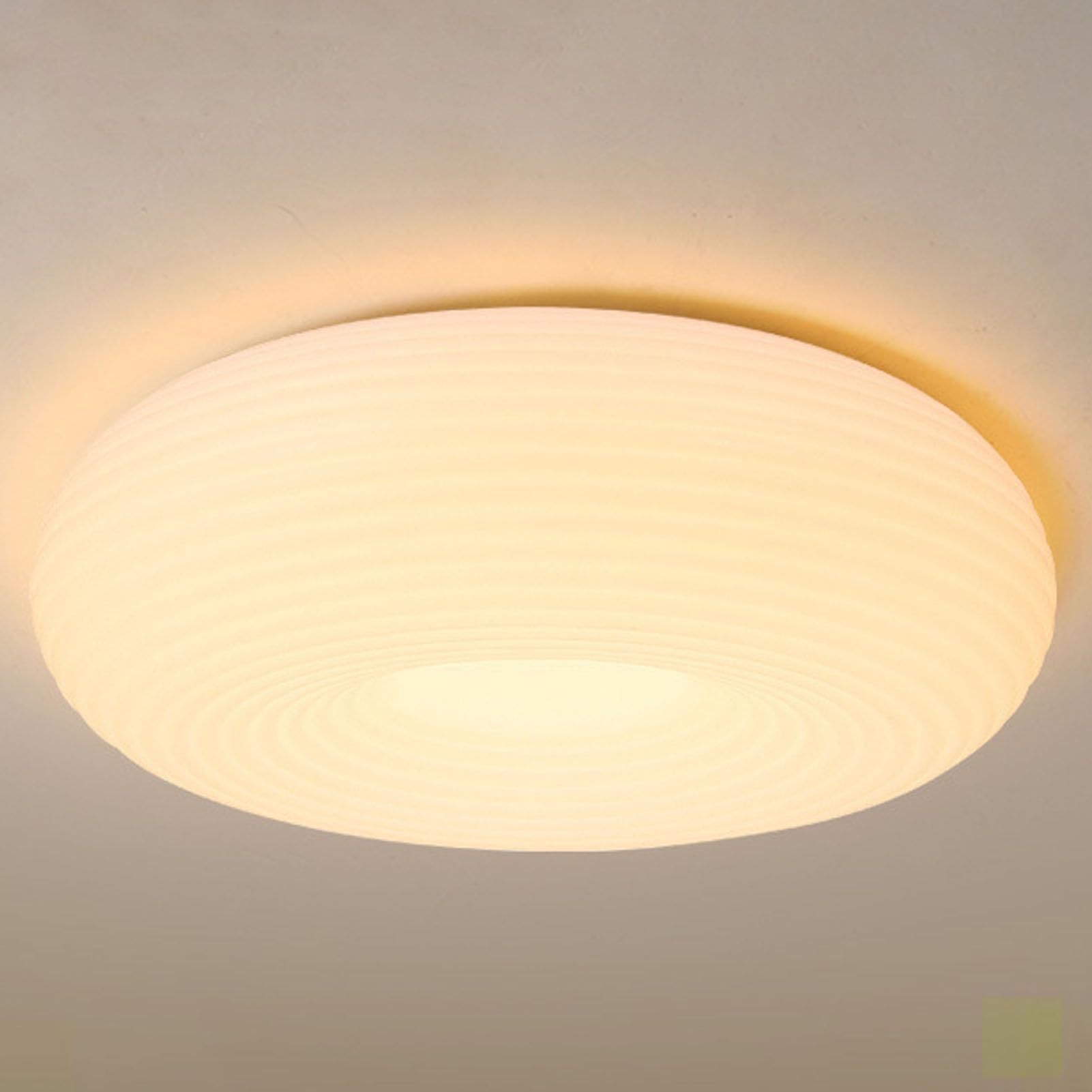 Marhynchus Sufitowa LED z możliwością Przyciemniania 3000 K 4500 K 6000 50 Cm Okrągła do Montażu Podtynkowego z Pilotem i aplikacją do Sypialni Salon Korytarz