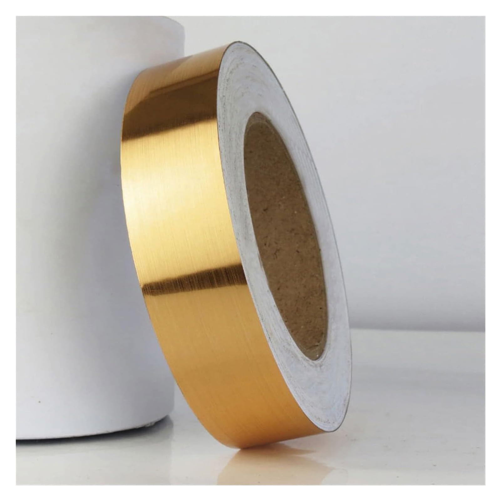 KFGISD, 164ft Molding Peel Off - Wall Border Self Adhesive Ceiling Border Door Frame Waist Line Interior Decoration,Wallpaper Borders(Brushed Gold,W: 2cm)