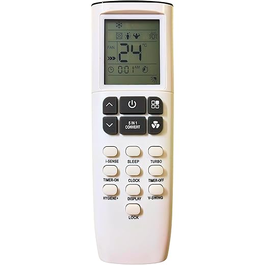 AC Remote Control AC 259 Compatible with Godrej AC R21W1 fo