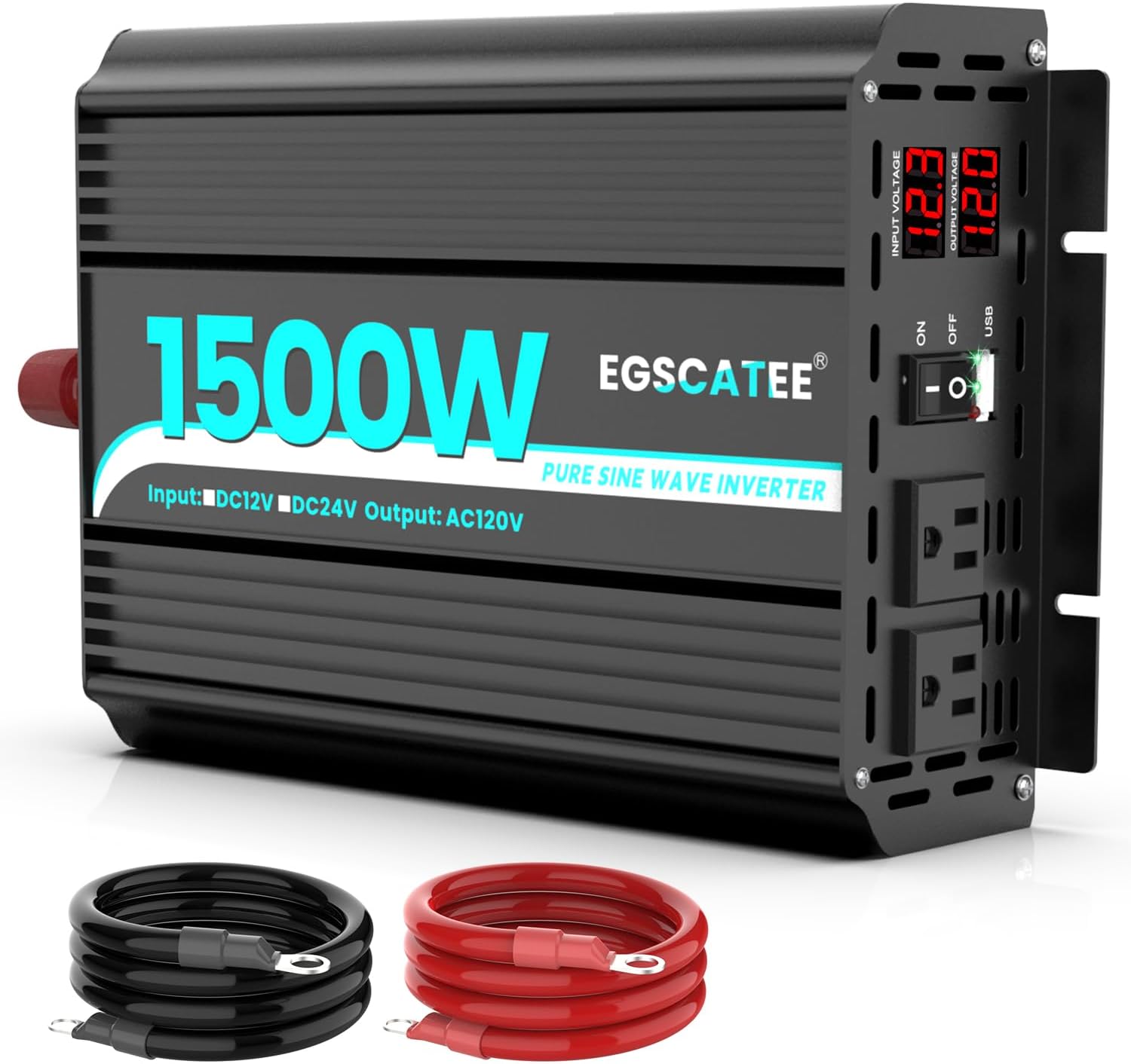 Cobra PRO 1500W Professional Grade Power Inverter, Portable