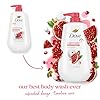 Dove Body Wash with Pump Rejuvenate Pomegranate & Hibiscus for 24hr Lotion-Soft Skin Moisturizing Skin Cleanser with No Sulfates No Parabens 30.6 Oz