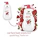 Dove Body Wash with Pump Rejuvenate Pomegranate & Hibiscus for 24hr Lotion-Soft Skin Moisturizing Skin Cleanser with No Sulfates No Parabens 30.6 Oz
