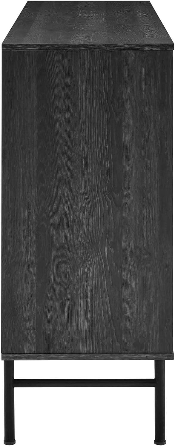 Modway EEI-6336-BLK Harper Chevron Sideboard, Black