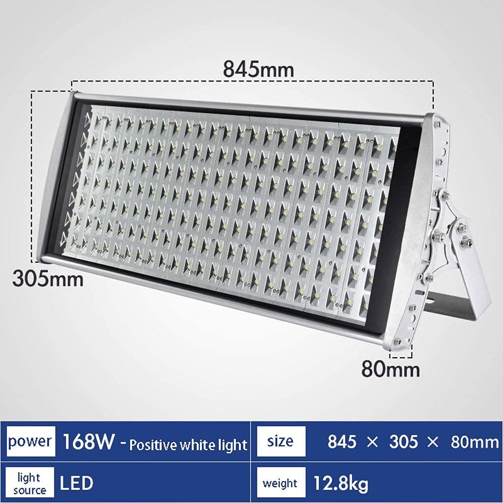 Reflektor LED do domu, oświetlenie tunelowe, oświetlenie stadionu zewnętrznego, wodoodporna lampa projekcyjna o dużej mocy Ip66/65, lampa robocza, pozytywne ciepłe światło-168W