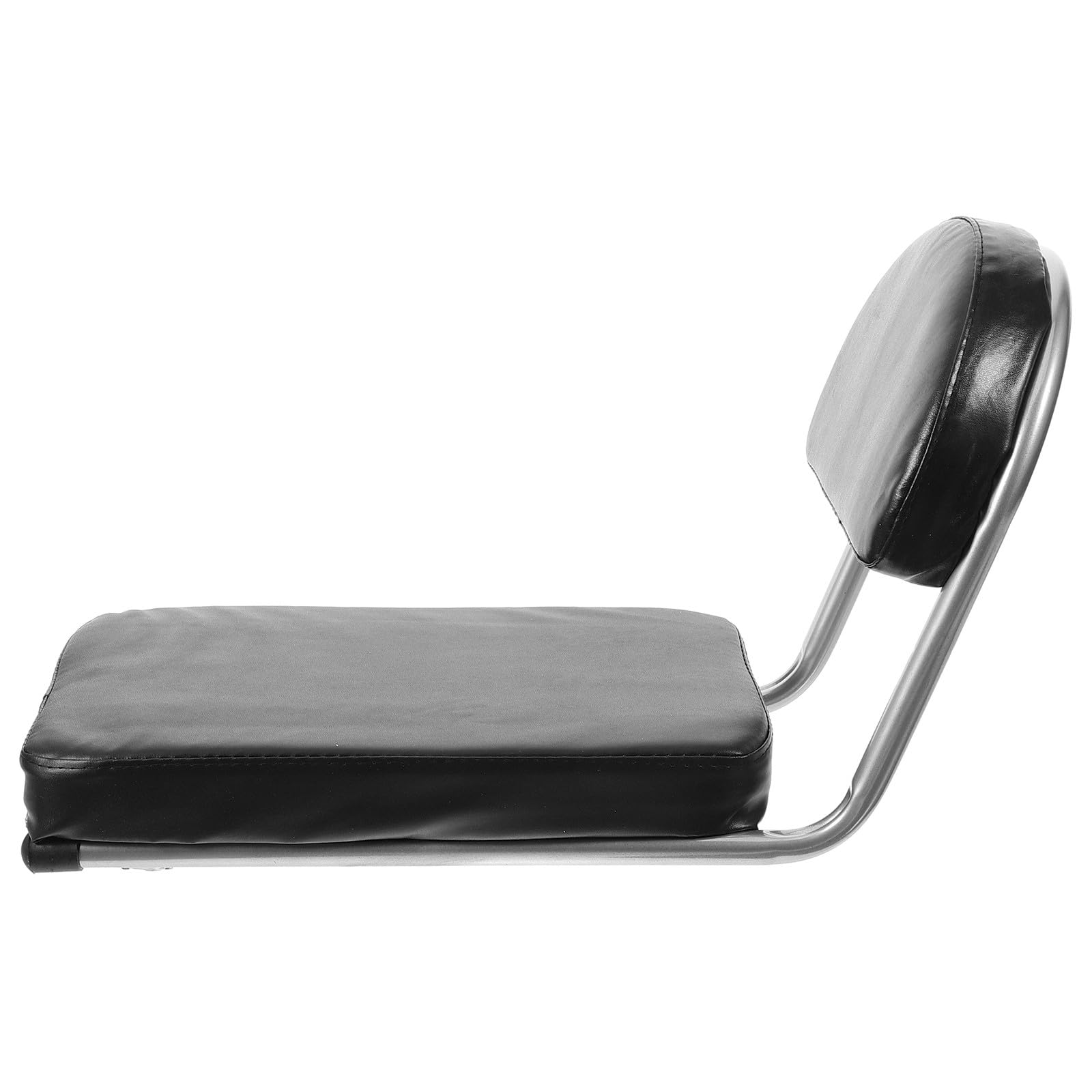 Selle Arrière de Vélo pour VTT et Vélo Pliant, Noir, Cuir Métal