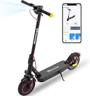 EVERCROSS Electric Scooter, 350W/500W Electric Scooter Adults, 8.5"/10" Tires, Up to 19/22 Miles Range, 19 MPH Lightweight E-Scooter with Dual Shock Absorption
