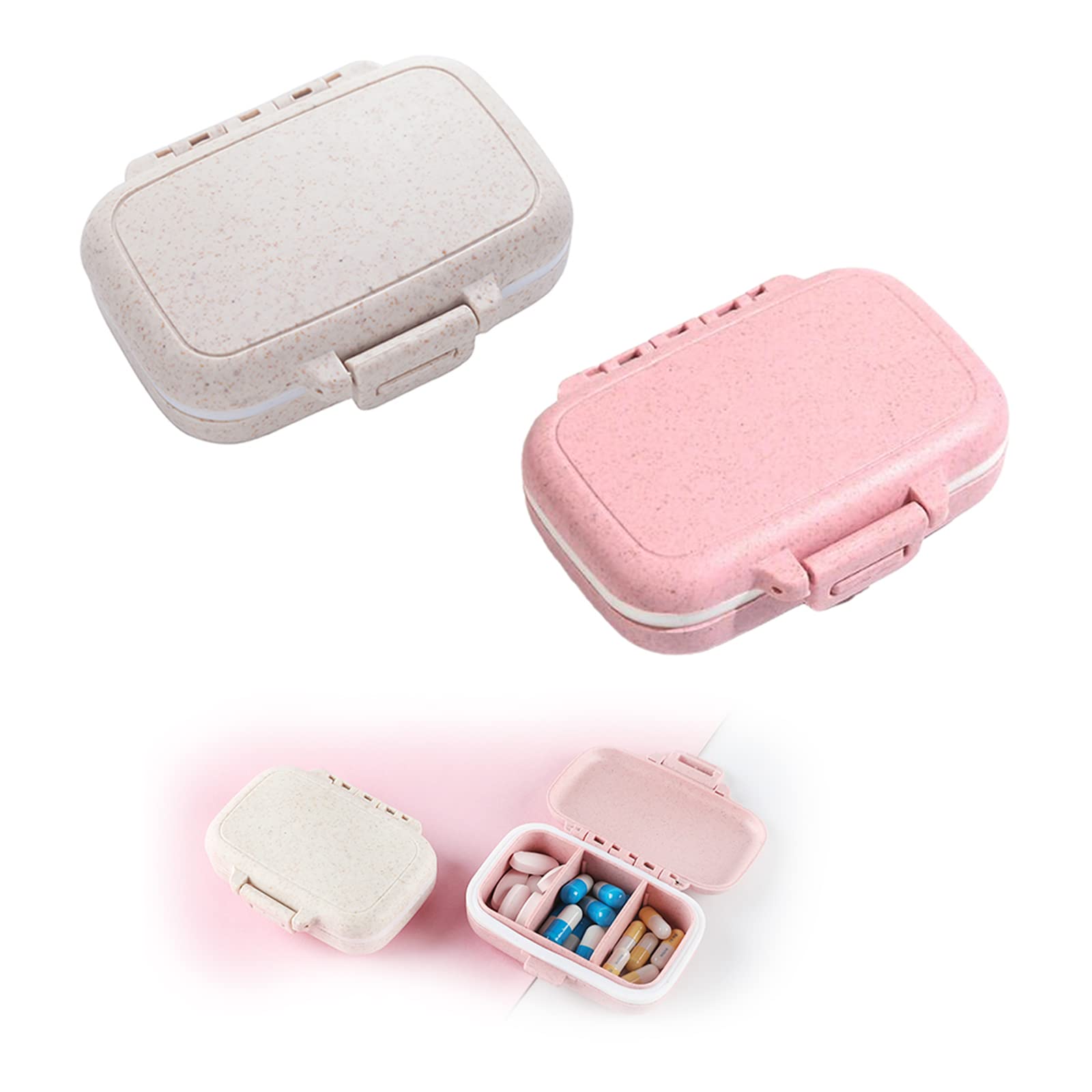 Amazon.co.jp: Cluoling ピルケース 薬ケース くすりいれケース 