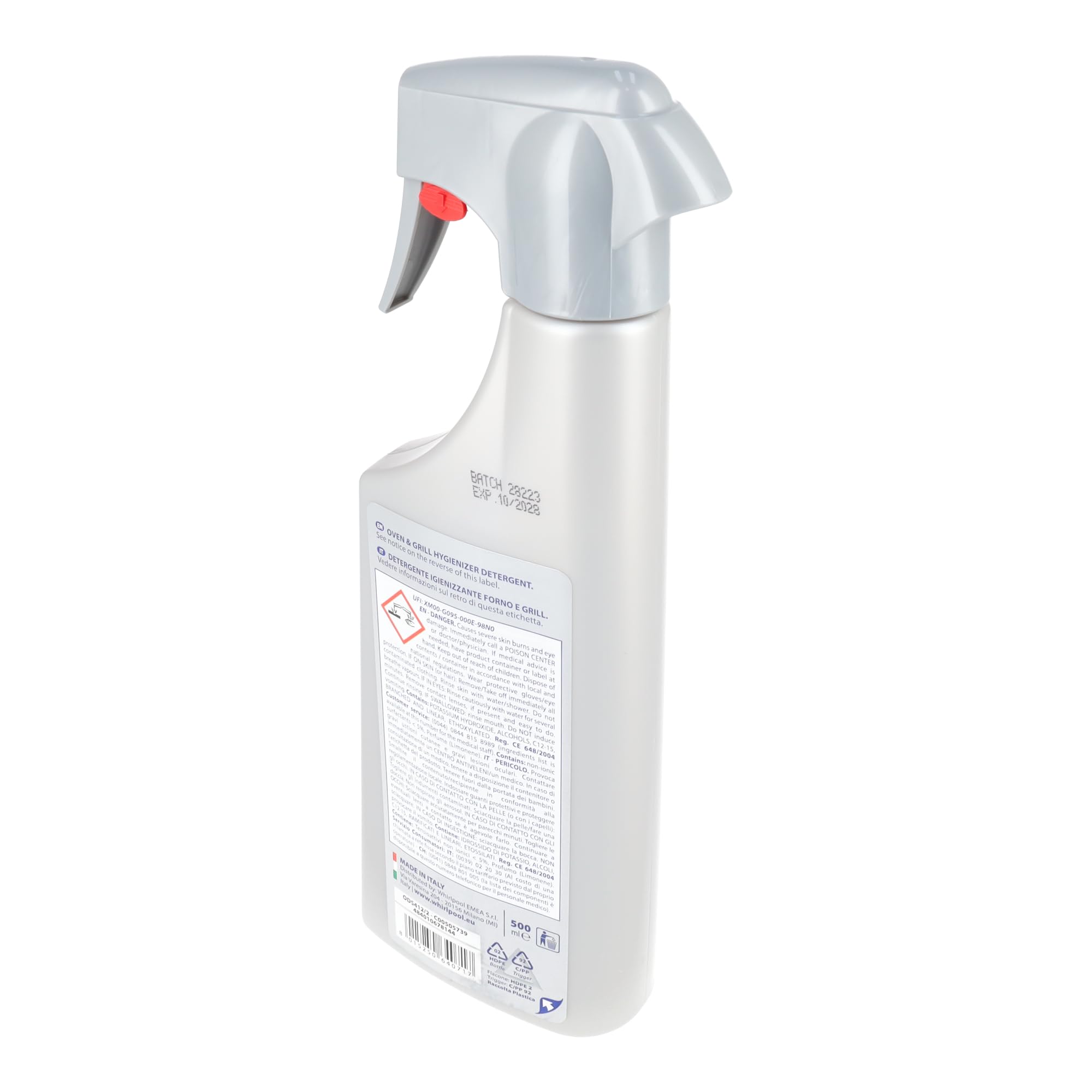 sparefixd Per WPRO Professional Forno & Grill Sgrassatore Cleaner Bottiglia 500ml