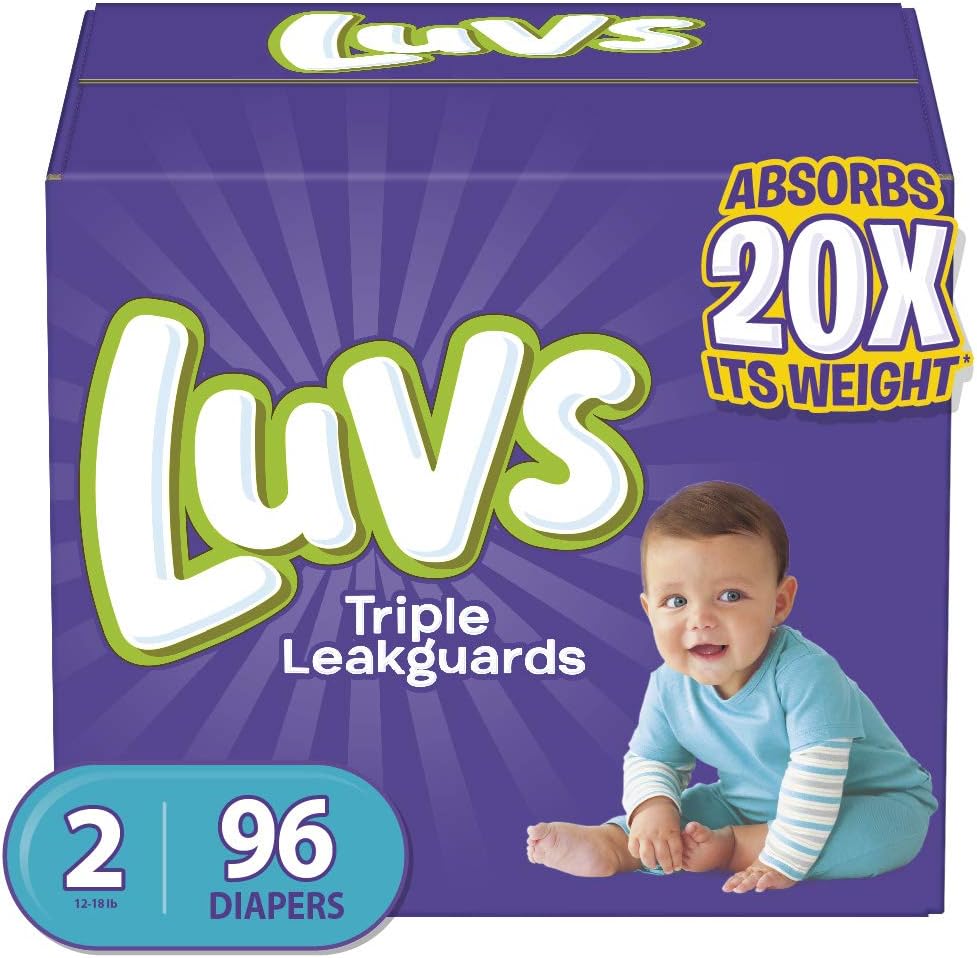 Luvs Diapers Size 2 96 Count