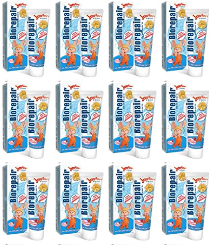 12 X Biorepair Junior Pasta de dientes específico para dientes dei bambini oferta