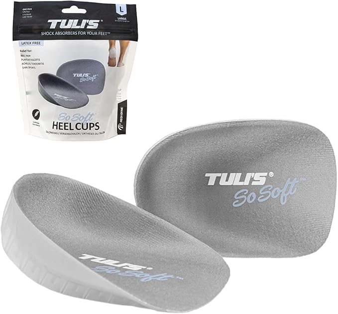 Tuli's So Soft Heavy Duty Gel Heel Cups Provide Relief for