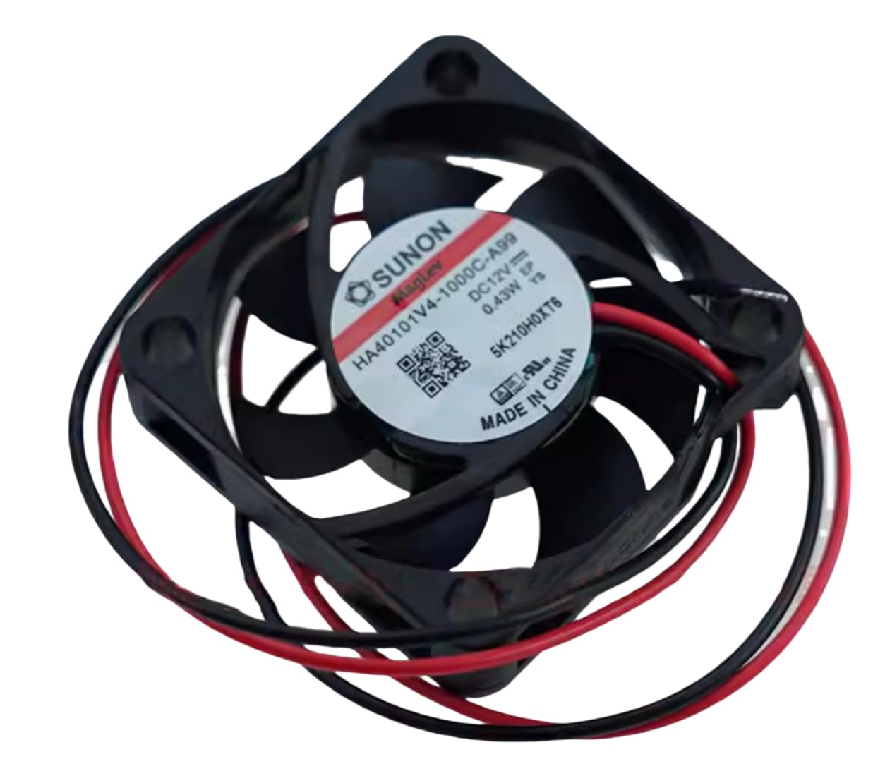 Fan HA40101V4-1000C-A99 40MM 12V 0.43W 40X40X10MM 2-Wire Cooling Fan