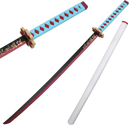 Miniatura 7 de Blazing Steel Espada samurái de espuma de fantasía Demon Nichirin de 41"