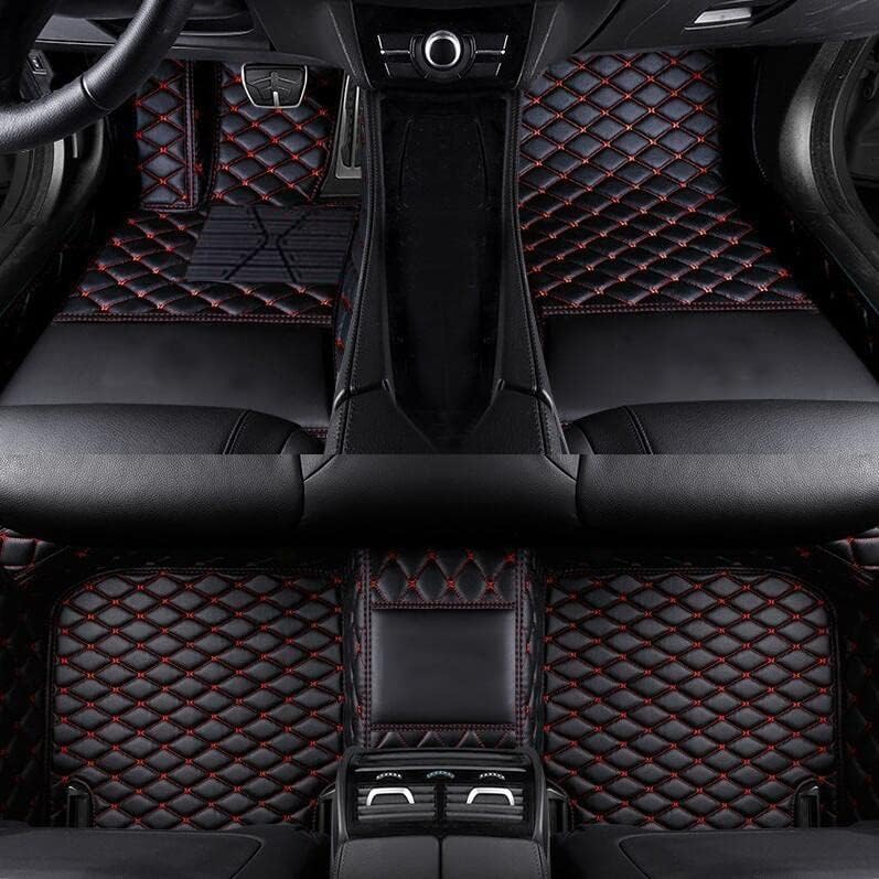 SARAHS - Alfombrillas de automóvil personalizadas para automóvil, piel sintética impermeable, cobertura completa para la mayoría de los automóviles,