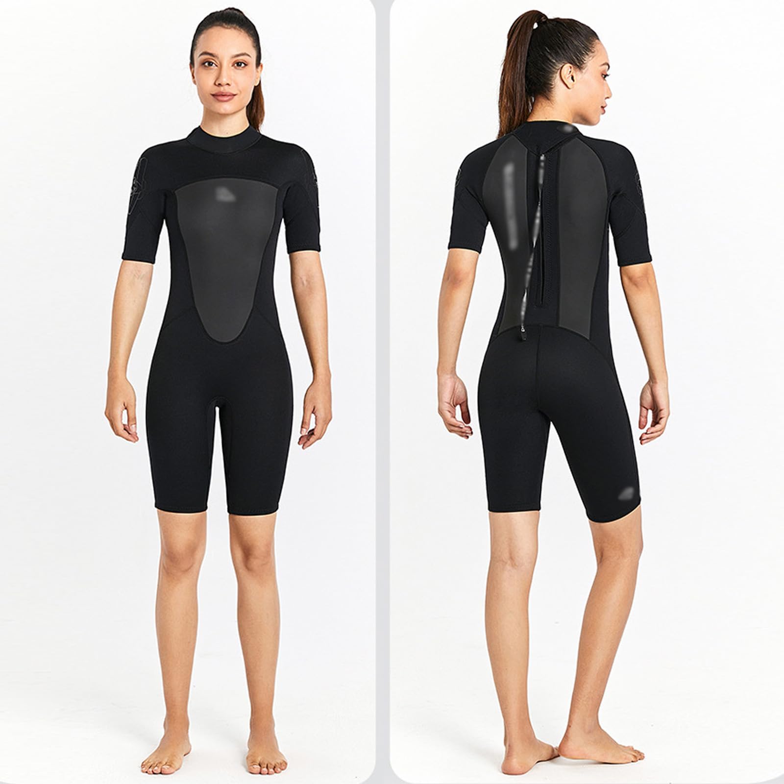 VLOBAOM Wetsuits 2mm Neoprene Diving Suit Shorty Wetsuits for Diving Snorkeling Surfing Swimming