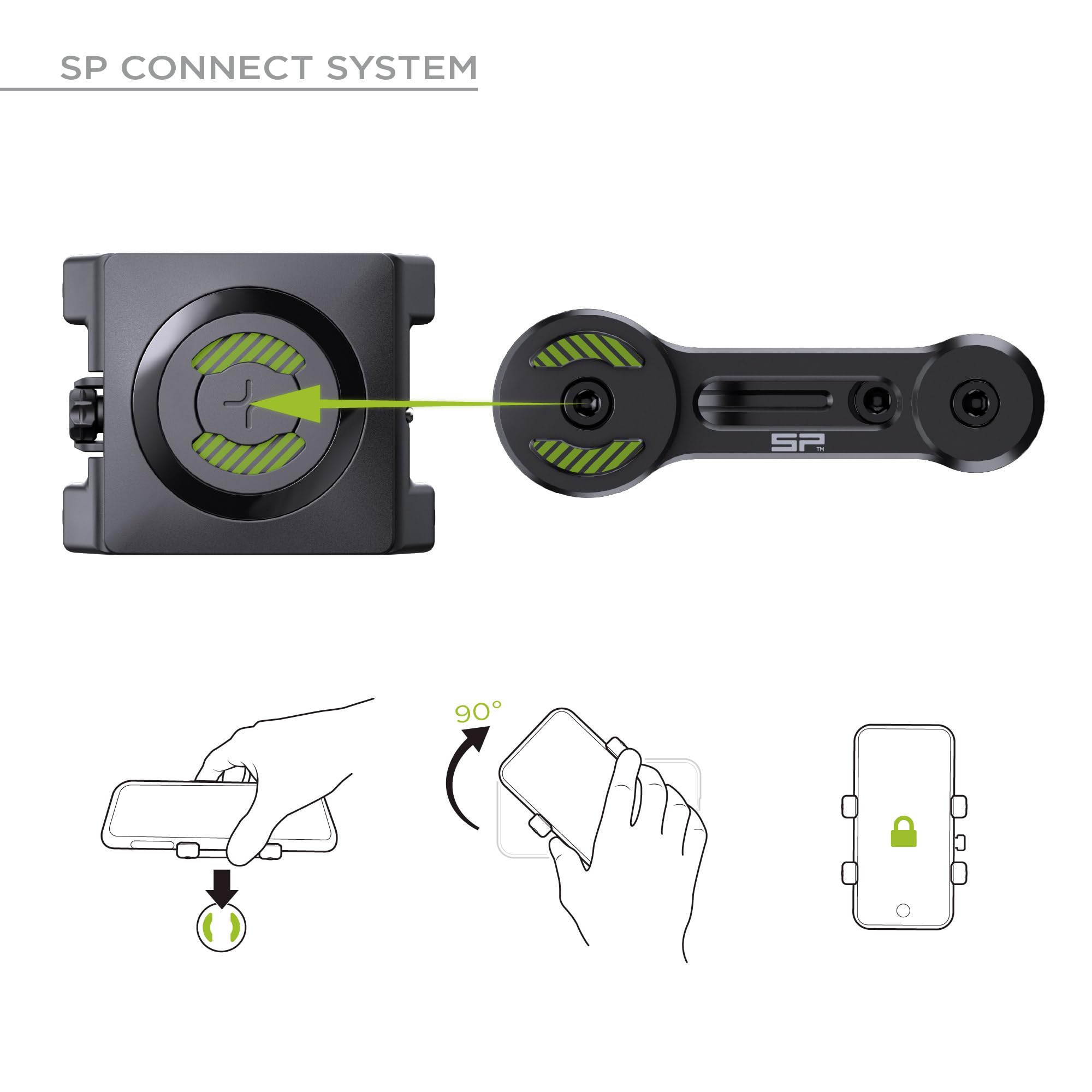 SP CONNECT Moto Bundle mit Anti Vibration Module & Universal Clamp SP CONNECT Moto Bundle mit Anti Vibration Module & Universal Clamp