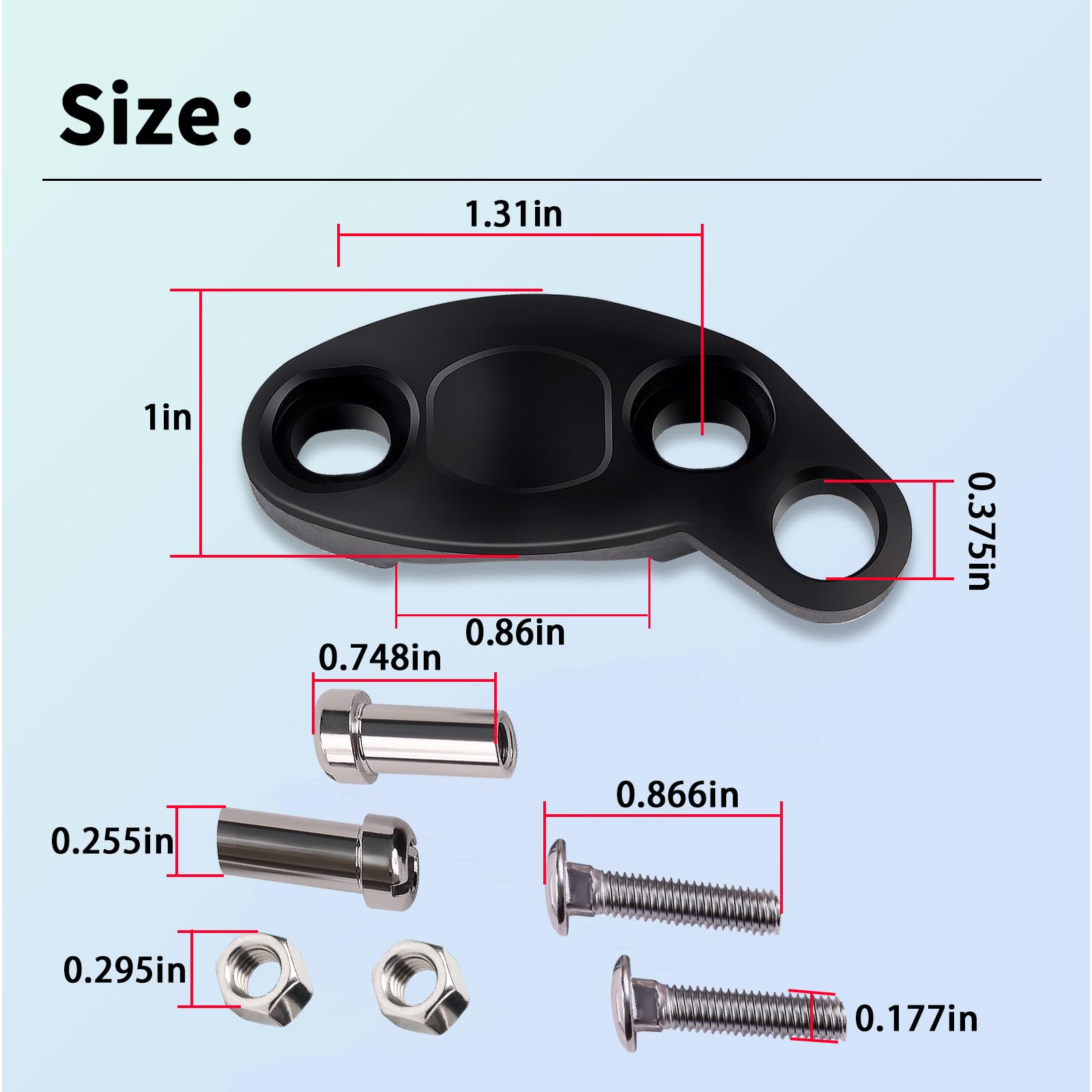 XTPTFABS 33-113 - Abrazadera para carrete de pesca (con hardware) compatible con carrete de pesca convencional P-ENN 112H 113H 140 250 500 500S 505
