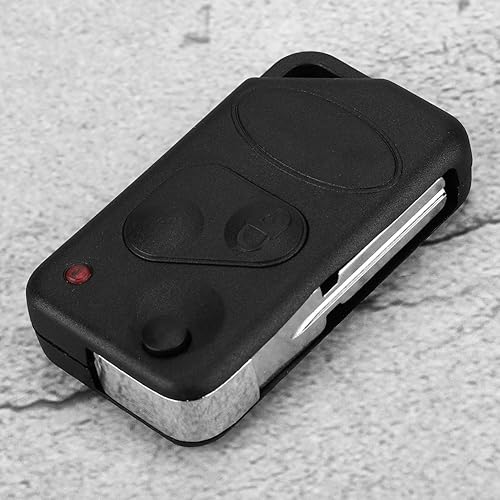 Miniatura 8 de Poignee para Range Rover P38 - Terisass - Funda para llavero remoto de 2 botones plegable inteligente de control remoto para auto de Range Rover P38