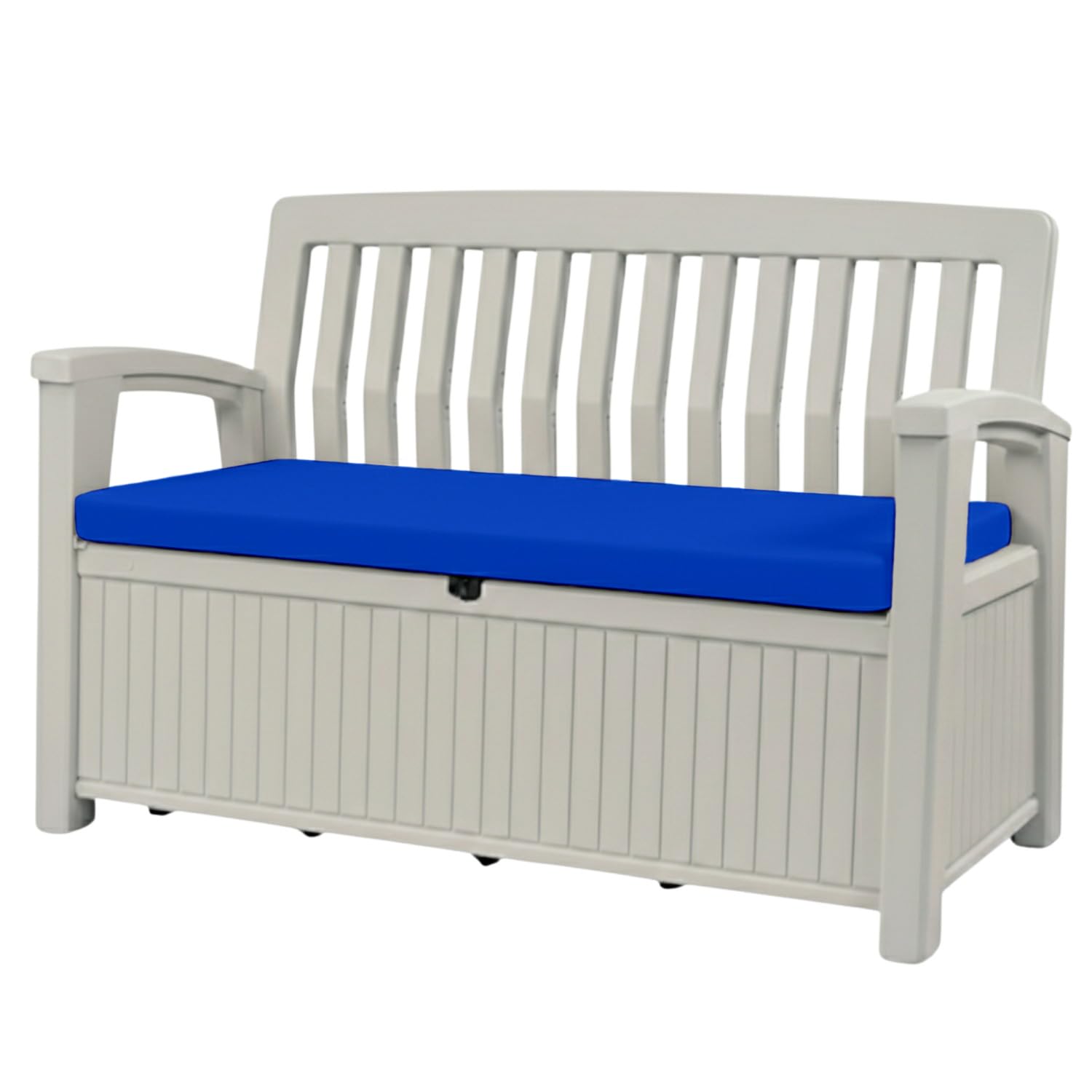 Dazzle Collection Waterproof Garden Bench Cushion 128x50x5cm – Extra Thick Outdoor Seat Cushion for Iceni, Eden & Storage Benches | Patio Swing & Garden Furniture Pad Only (Royal Blue)
