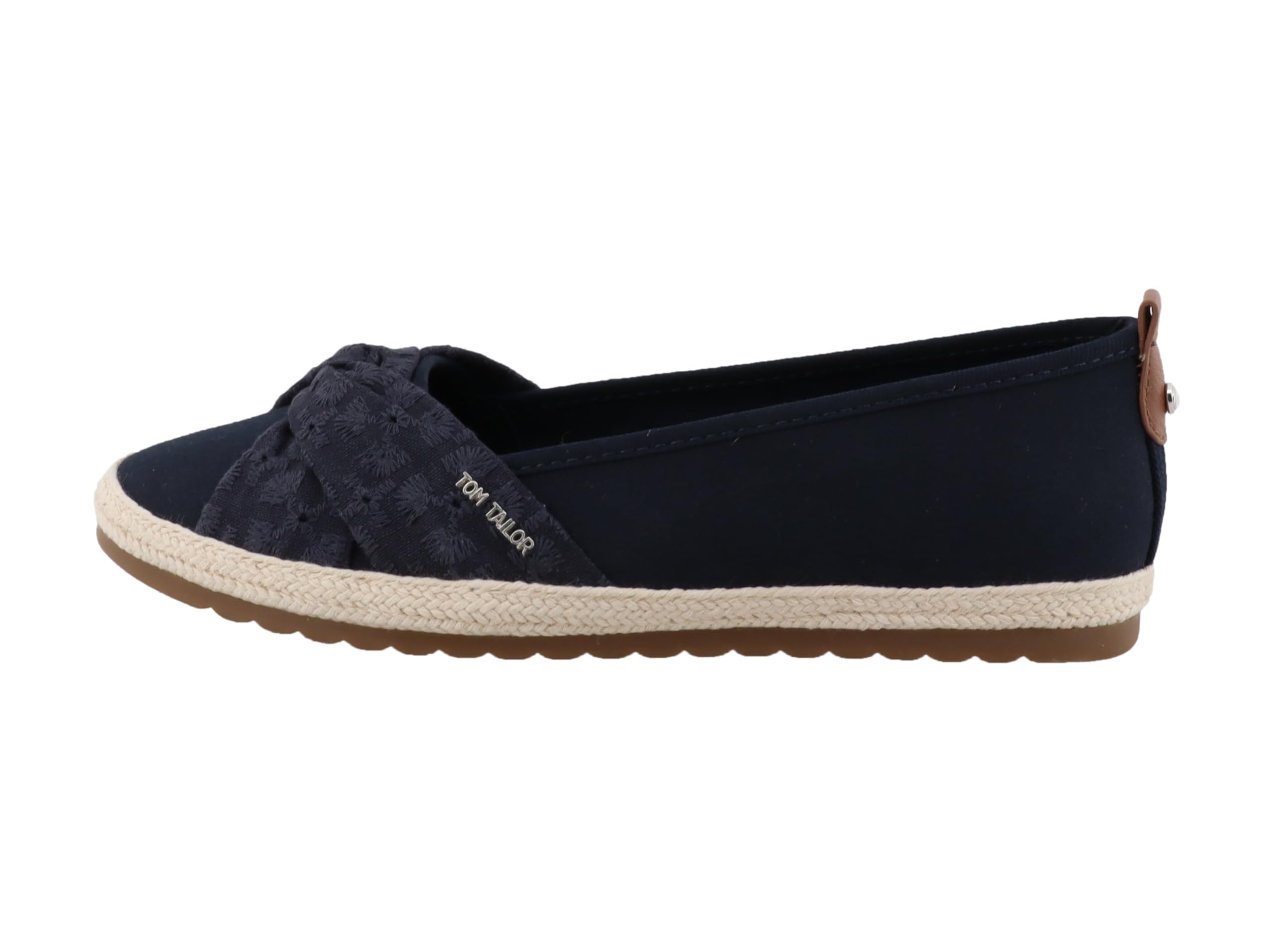 TOM TAILOR Women 7490090011 Loafer Flat, Navy, 7 UK