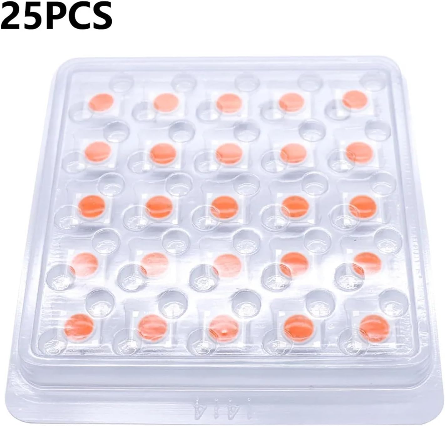 25pcs Connect AC220V Ceramic Plant Growth Bulb Emitting 3W 5W 7W 9W Diode Light Plant Light Vegetable Flower Succulents(5W 220V 25pcs)