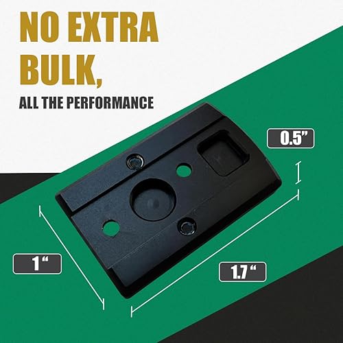 Miniatura 6 de ADE - Placa de montaje óptica para pistola Ruger 57Ruger 5.7, compatible con Trijicon RMRSRO, RD3-019 Stingray, RD3-022 Artemis, RD3-019 Stingray,