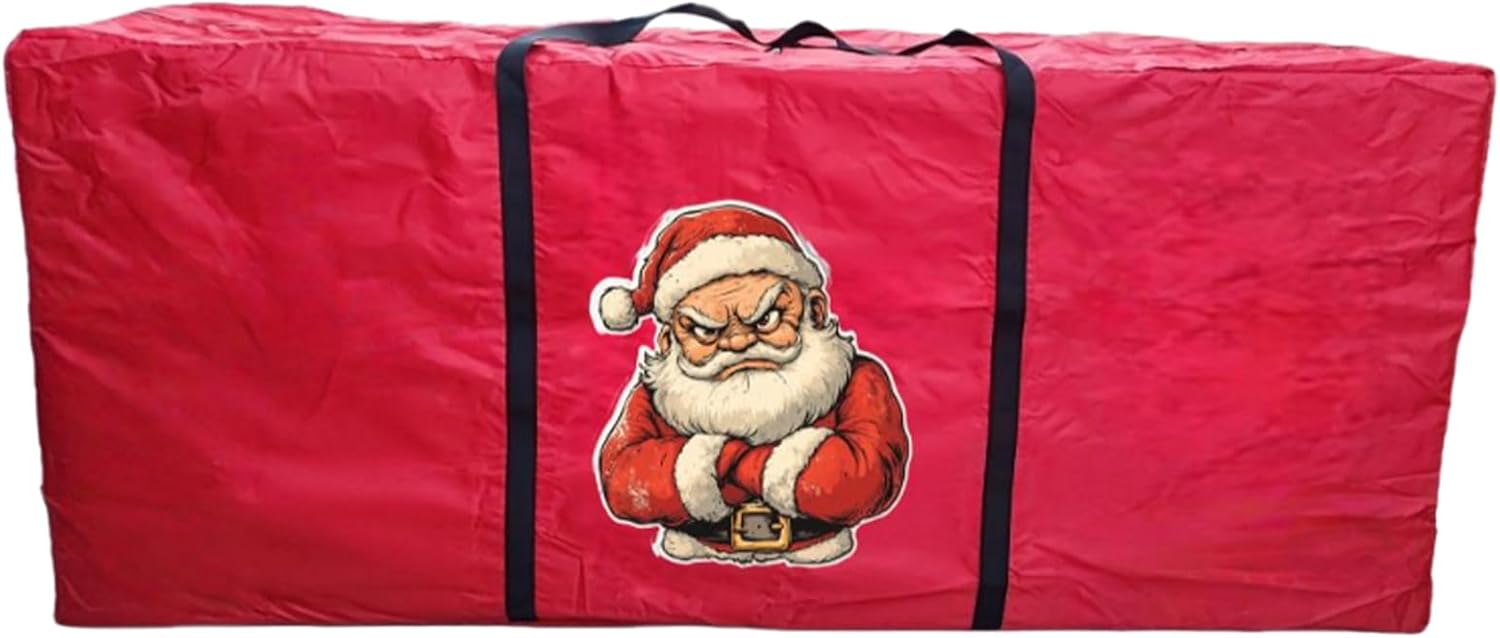 Christmas Tree Storage Box,Holiday Large Organizer Tote - Christmas Decor Containers Storage Box | for Garland Ornament Light Strings Decor Seasonal Festival Attic Basement