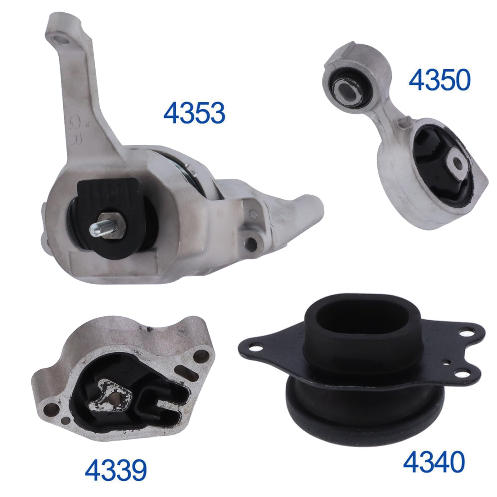4 szt. Mocowanie Silnika Silnika do Altima 2.5L 2007-2012 Auto CVT Trans Części Zamienne