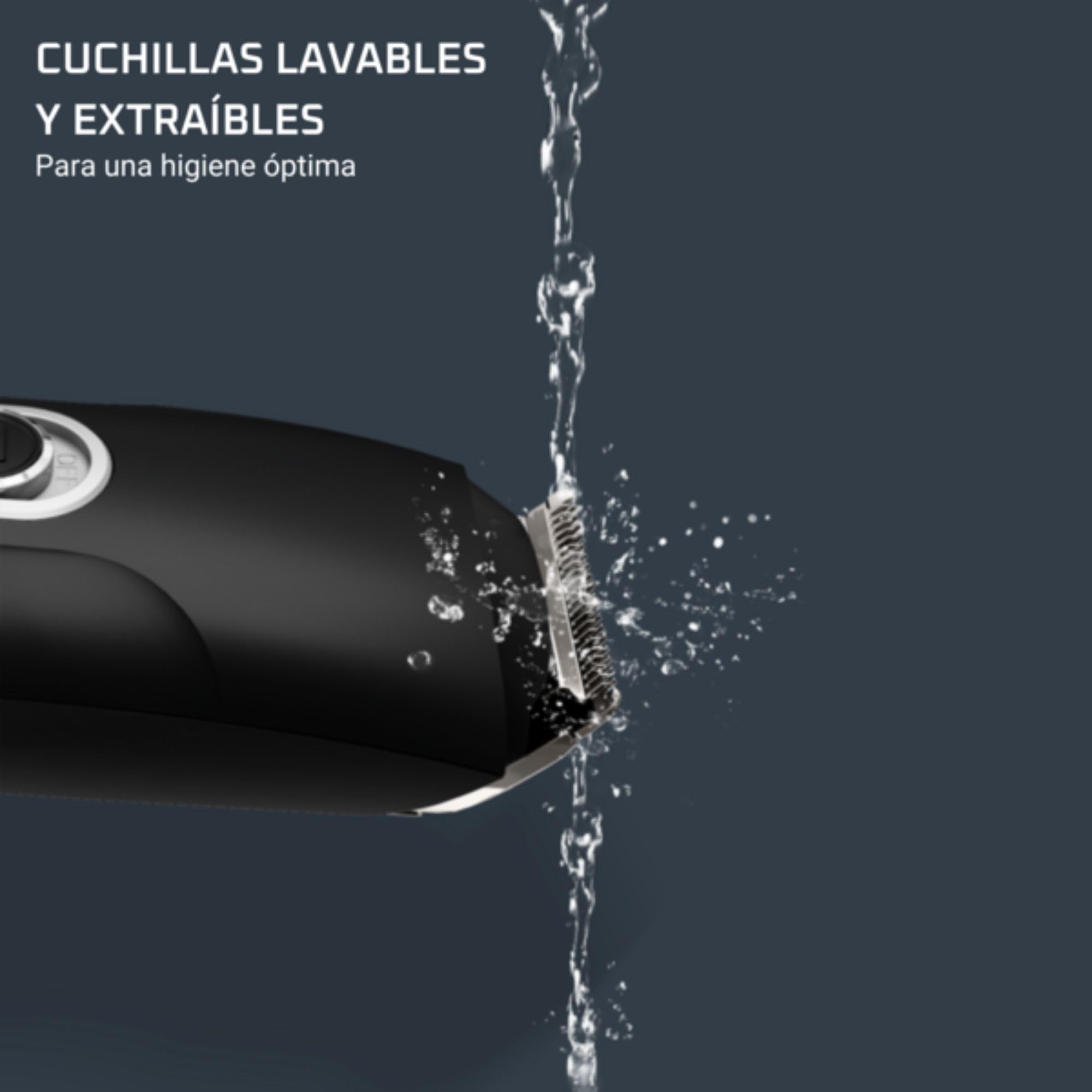 Rowenta Stylis 2 TN2801 - Cortapelos para hombre con cuchillas de acero Inoxidable con 90 minutos de autonomía, 11 longitudes de corte, fácil sistema de limpieza y sistema de bloqueo