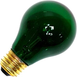 Sylvania 11714-25A19/TG/RP 125V Standard Transparent Colored Light Bulb
