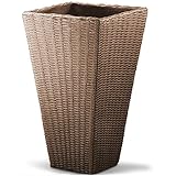 Decore sus ambientes con la jardinera de Deuba: Llega la primavera y que mejor que estar rodeado de plantas y flores. Gracias a la elegante maceta de poliratán, vestimos de verde nuestros espacios!