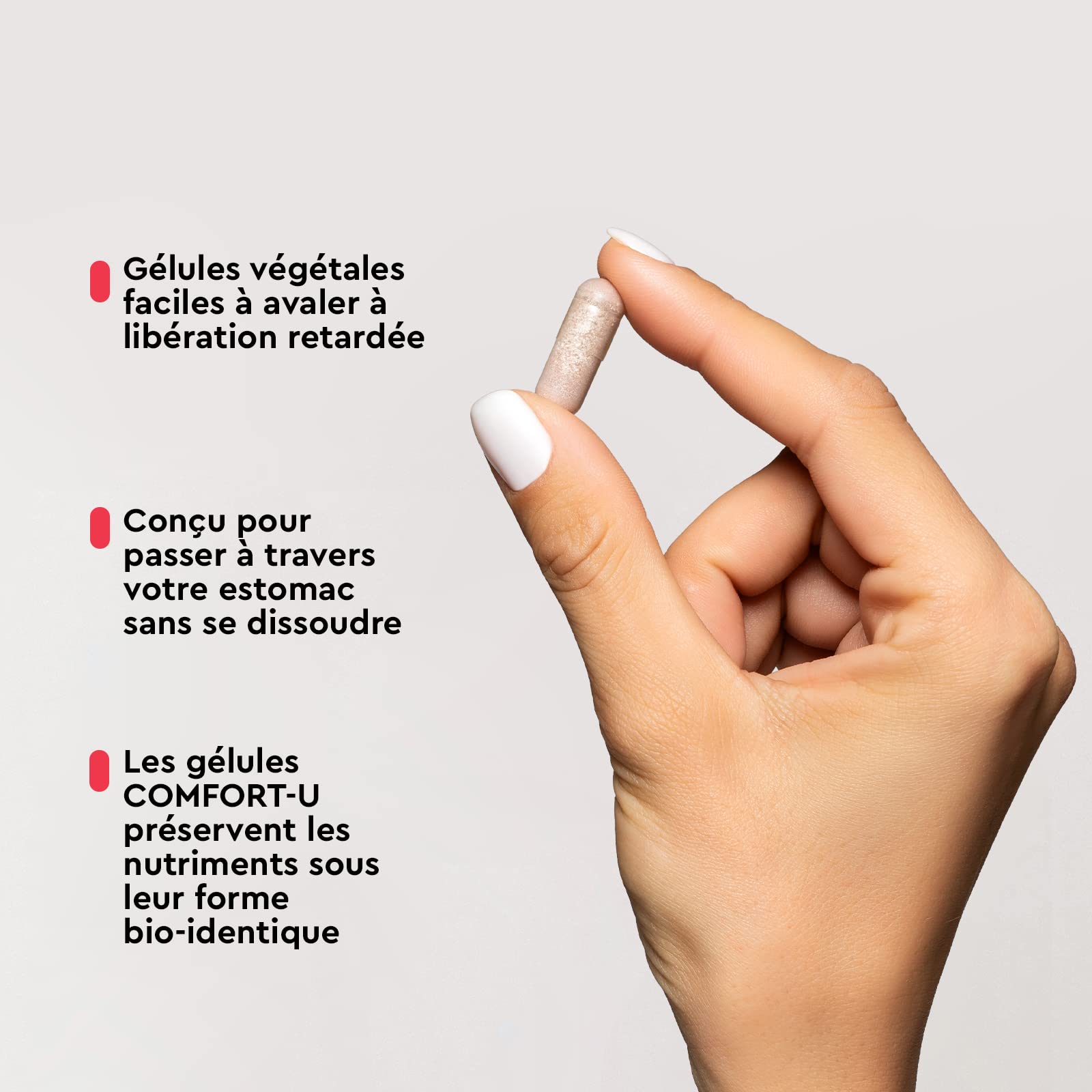 COMFORT-U® (30 Capsules) - D-mannose, Extrait de Canneberge, Busserole, Santé Urinaire, Traitement des infections Urinaires, Lactobacillus reuteri