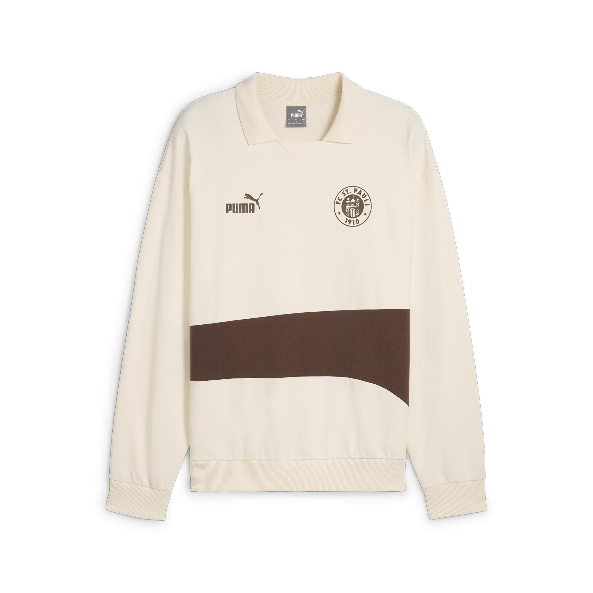 PUMA FC St. Pauli ftblCulture+ Sweatshirt Beige Unisex