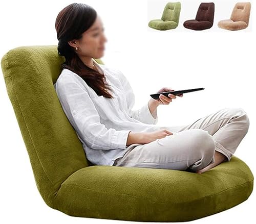 Miniatura 3 de DLOETT - Silla de suelo plegable ajustable para dormitorio sala de estar sala de juegos balcón silla ajustable color  D