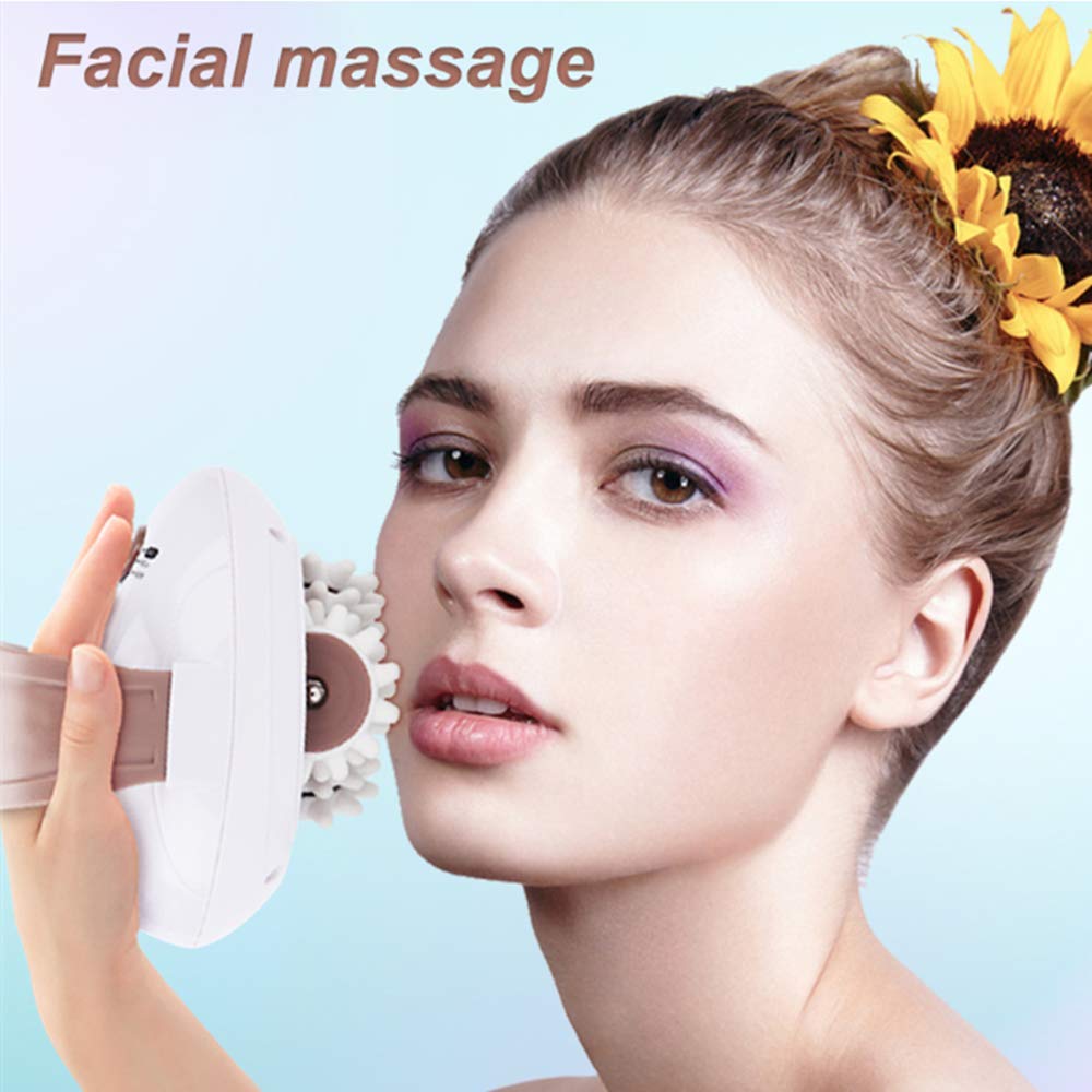 Masajeador adelgazante eléctrico de cuerpo completo 3D, rodillo anticelulítico, dispositivo de masaje adelgazante, máquina de spa, herramienta de cuidado de la salud de estiramiento facial