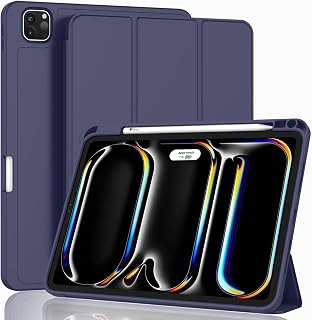 TechTrendz for iPad Pro 11 Inch Cover M5/M4 (2025/2024) with Pencil Holder, Smart Cover with Protective Trifold Stand, Aut... Price In India