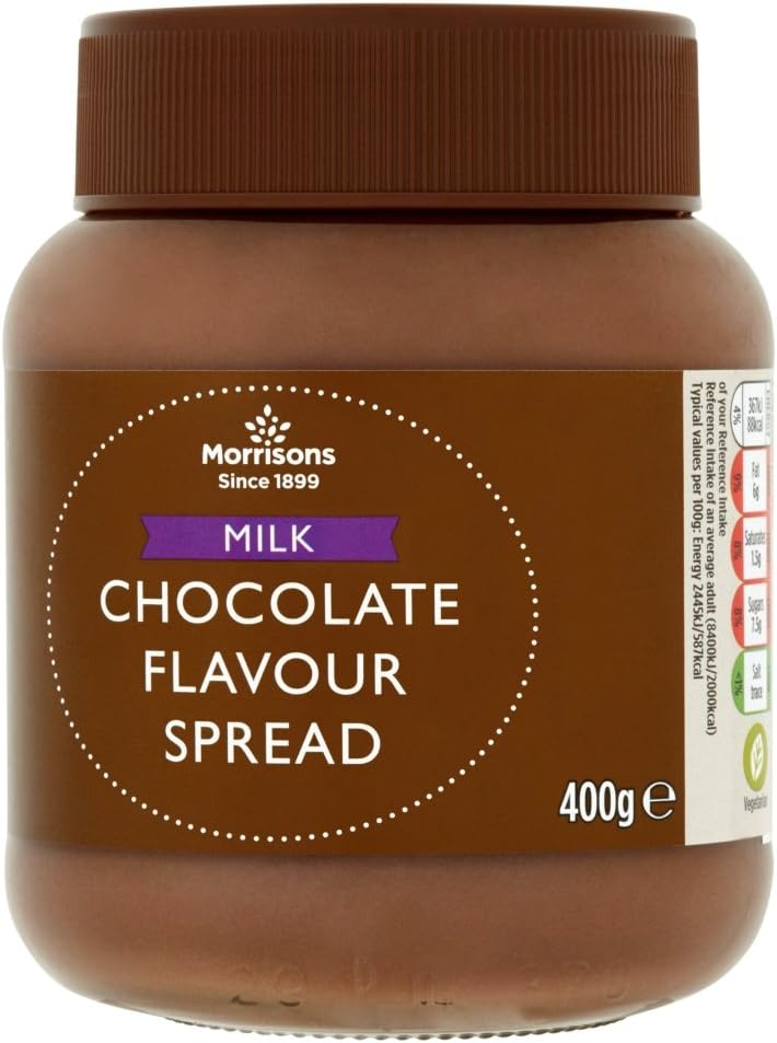 Morrisons Milk Chocolate Flavour Spread, 400g Amazon.co.uk Grocery