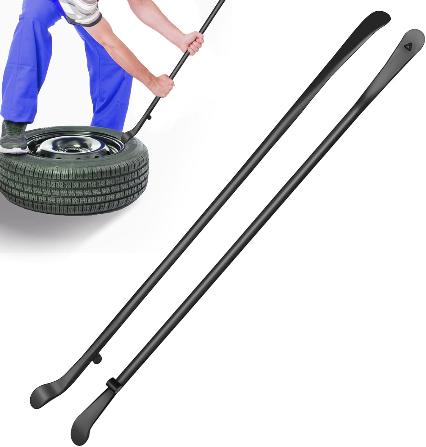 Tire Mount and Demount Iron 2 PCS Tire Iron Set Tire