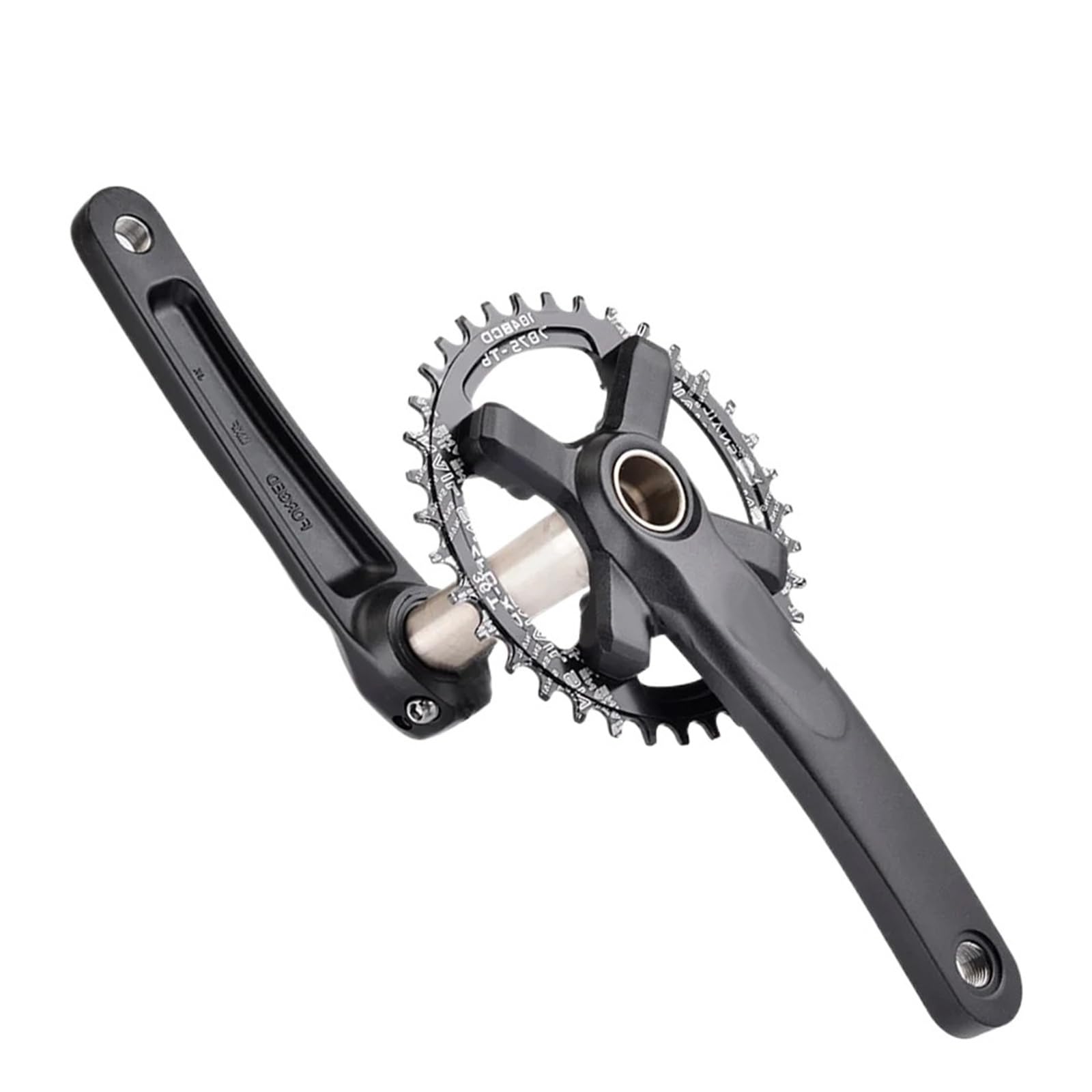 Compatible con el Juego de bielas XT 104BCD MTB de 170/175 mm, Redondas/ovaladas, de 32T, 34T, 36T y 38T, de aleación de Aluminio con pedalier/728 (bielas BB de 36T, 175 mm).