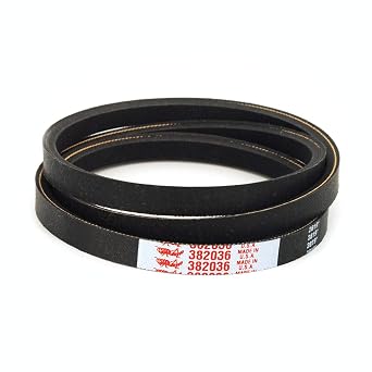 Grasshopper Lawn Mower MaxLife Belt, Designed to Specific Material, Dimensions, Shape, Construction and Pliability Standards That Ensure Superior Performance and Long Life, OEM Replacement Part 382036