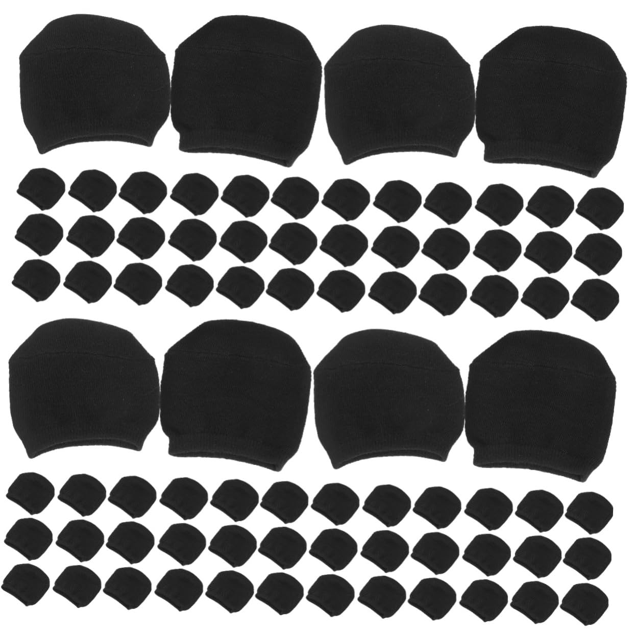 Mobestech 20 Paar halbe Socken damensocken women socks Hochhackige Leichte baumwoll hautfreundlich Frontpolster Bodenmatte Frau Einlegesohle Baumwolle Weiß