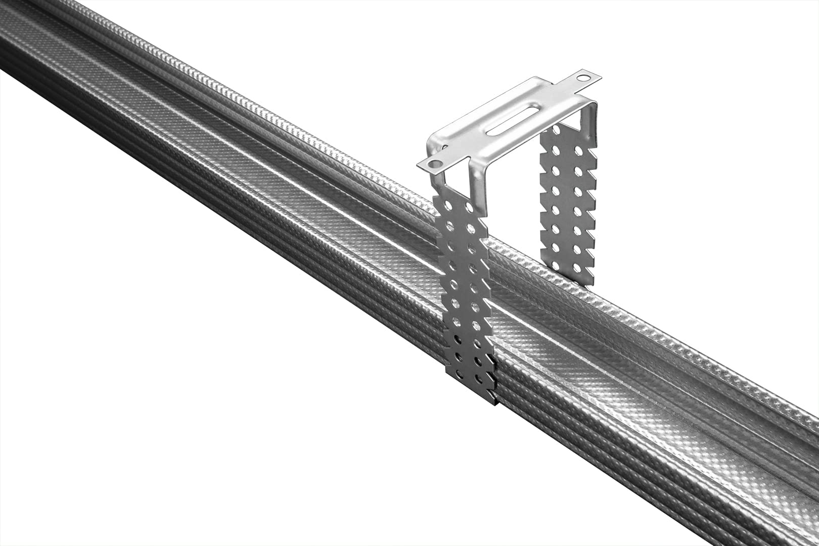 HEXIM Direktabhänger 75-350mm für CD 60/27 & Holzlattung Trockenbau Rigips Deckenabhänger (10 Stück, 300mm) Trockenbau Profile Deckenabhängung