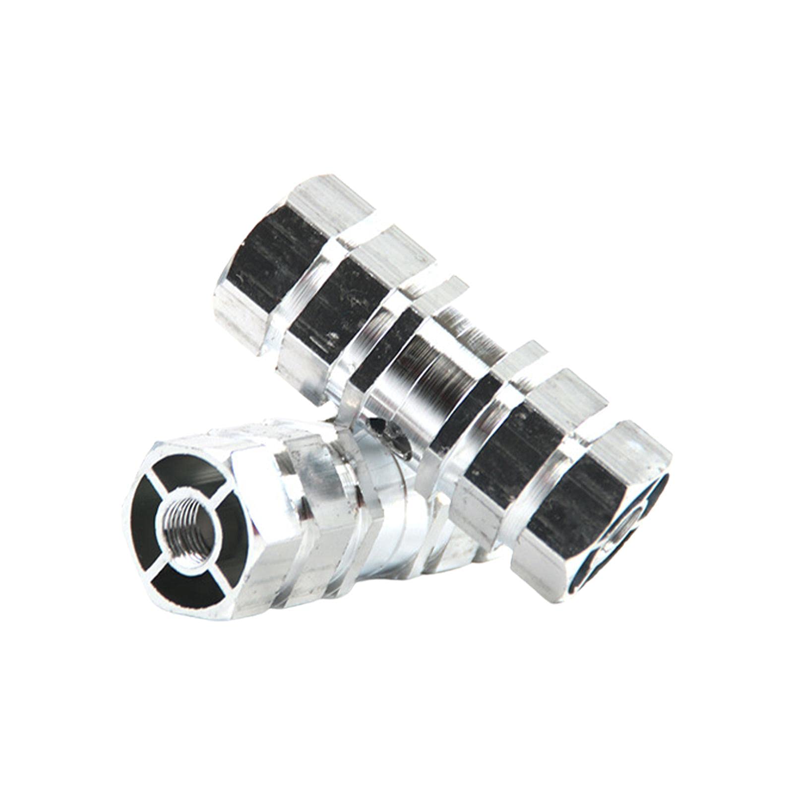 Jiayu 2 Pièces Bike Pegs VTT Antidérapants Pegs Rouge