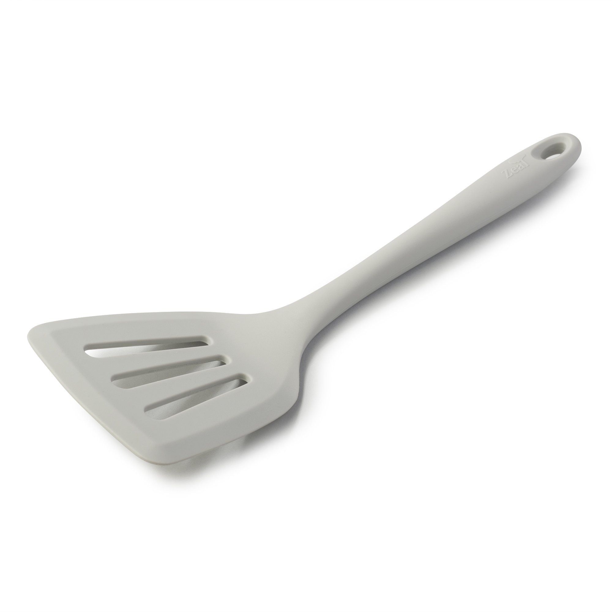Zeal French Grey Silicone Non-Stick Slotted Fish Slice/Cooking Turner (30Cm)