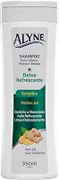 Alyne, Shampoo para cabelos, Detox Refrescante, 350 ml, Verde