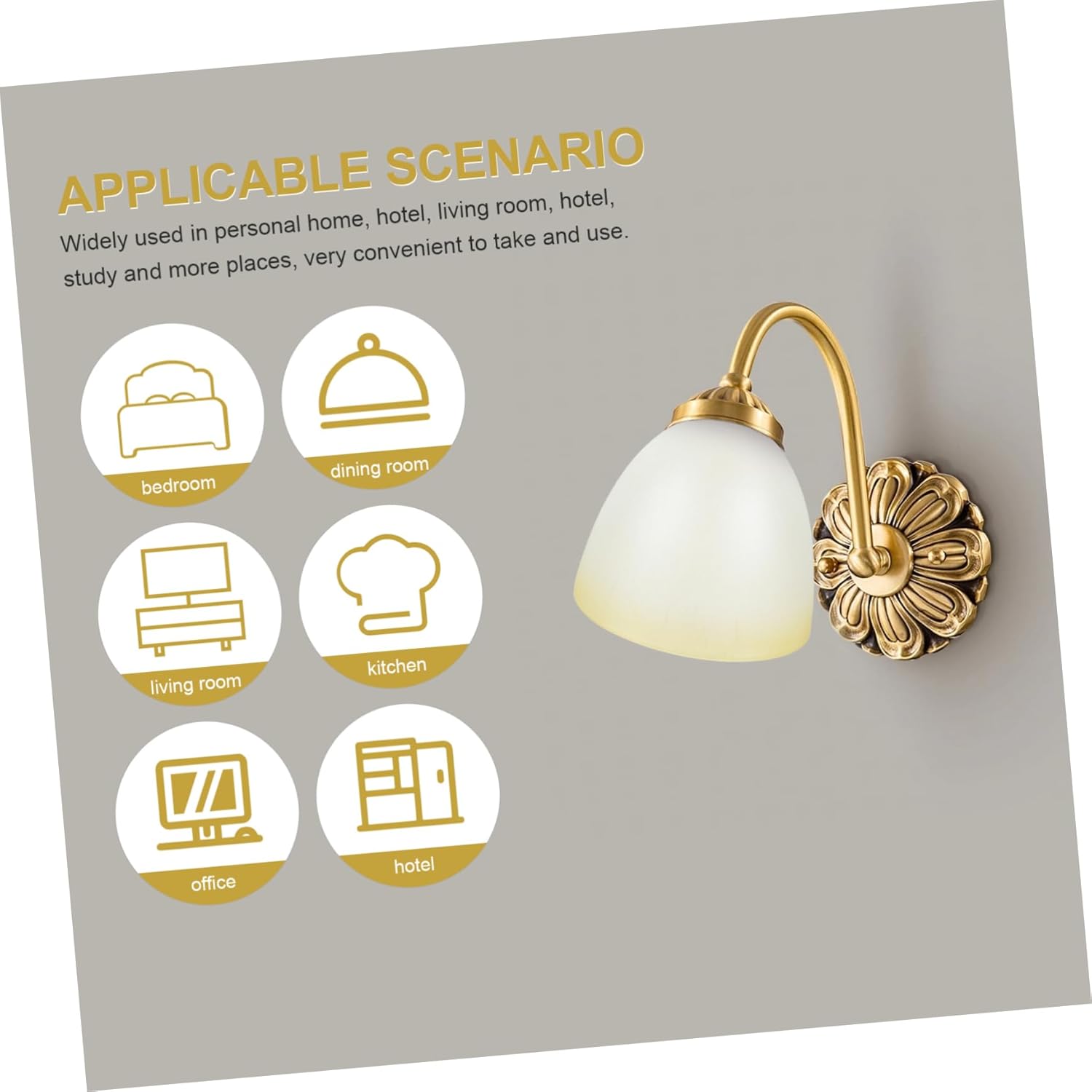 Glass Lamp Shade Replacement Cylinder Light Fixture Cover for Ceiling Lamp