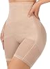 Bauchweg Unterhose Damen Shapewear Hohe als Perfekte Miederhose Damen Bauchweg Shaping Figurformende Unterwäsche Body Shaper Miederpant Shaping Shorts Ideal Zum Sommerkleid und Abendkleid.