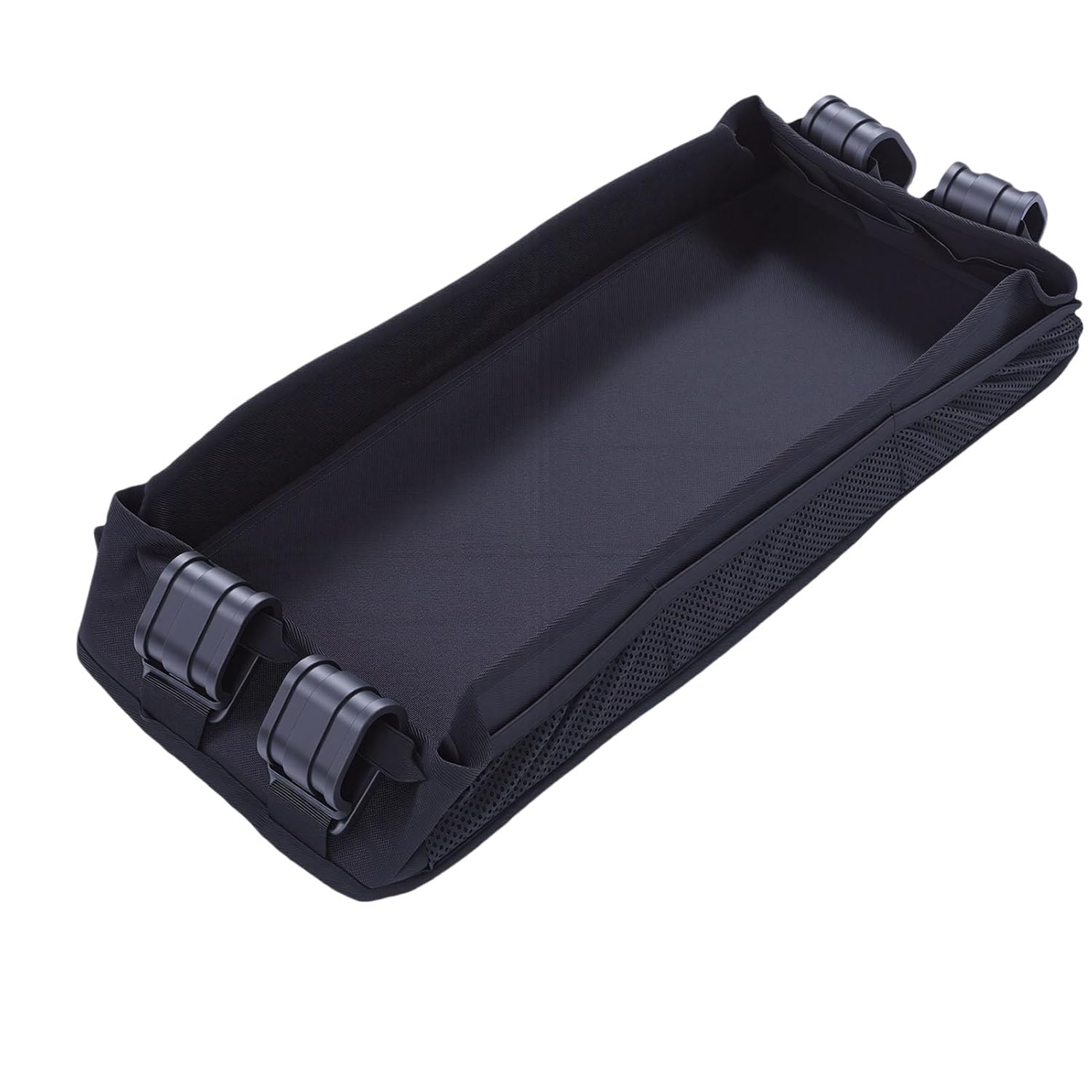 Keenso Keenso Stroller Snacks Tray, Easy to Assemble Oxford Cloth with Non Slip Pad for Baby Stroller Travel and Outings (L Adjustment Range: 38-60cm / 15-23.6in) (L Adjustment Range: 38-60cm /