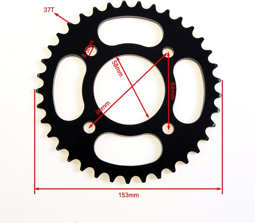 2.50-10 10" Inch Rear Back Drum Brake Wheel Tyre Tire and Rim 1.4 x 10 With 12mm Bearing & 420 Sprocket Pit Dirt Bike For CRF XR 50 CRF50 TTR50 PW50 SSR Coolster 70cc