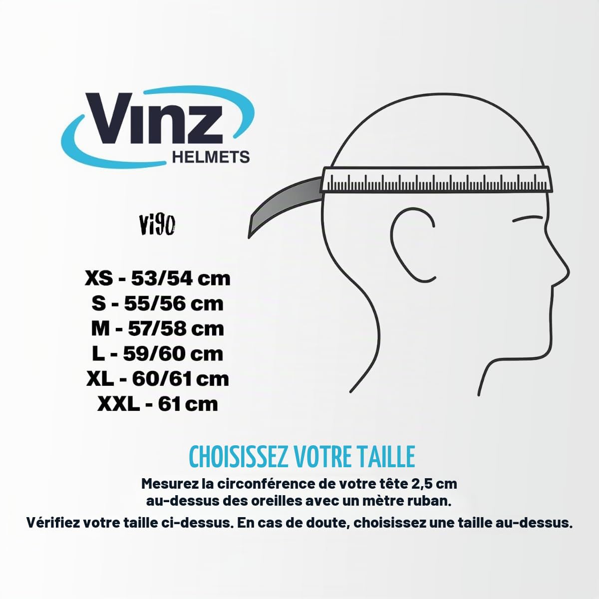 VINZ Vigo Casque Intégral | Casque de Moto Full-Face Homologué ECE 22.06 | Casque pour Scooter et Moto | pour Femmes & Hommes | Tailles XS-XXL